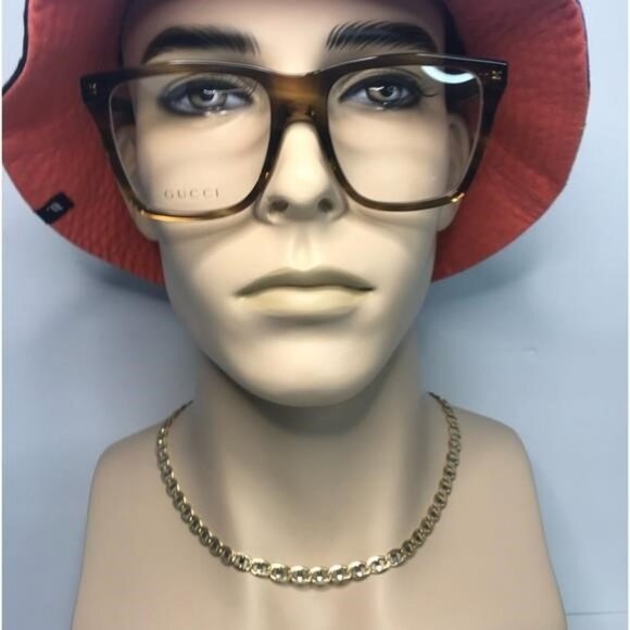 New Authentic GUCCI GG0452O 004 Oversized Eyeglasses - Picture 9 of 12